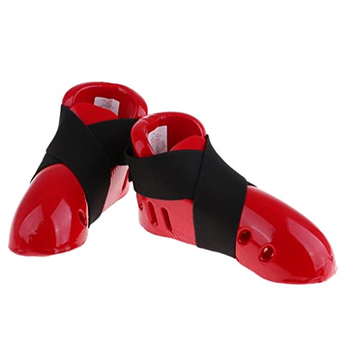 Leipupa Unisex Adult Foot Gear Karate Sparring Shoes Training, Red, L #TOP7