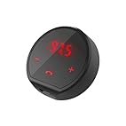 Avantree CK310 Bluetooth FM Transmitter for Car, Wireless Radio Adapter Hands Free Car kit with Magic Tape, Auto Power On Off with Car, Rechargeable O