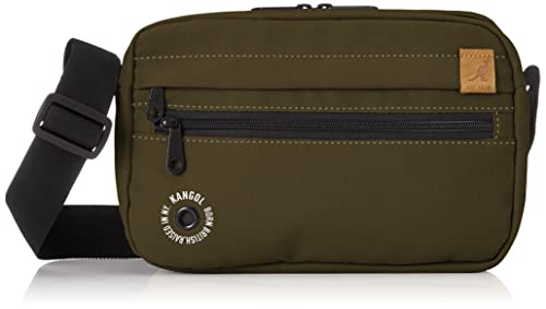 [KANGOL] ショルダーバッグ KANGOLレザータグ 横型 カーキ Free Size