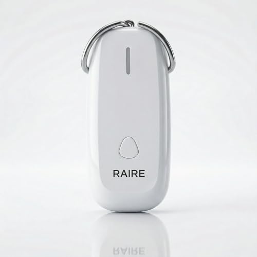 Image of RAIRE M1 Portable Wearable Air Purifier | Personal Air Purifier for Dust, Smoke & Pollution | Fileterless Design | 180-Hour Battery Backup | USB Type-C Rechargeable