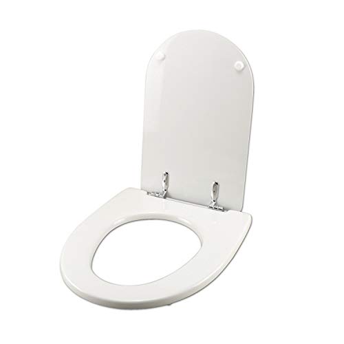 Copriwater Ideal Standard ALA SOSP. BIANCO Identico all originale Cerniera Cromo-Sedile-Asse Wc â€“ Colore: Bianco I.S.