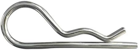 316 Stainless Steel R-Clips (Spring Cotter Pins), Metric Sizes Marine Grade, Quick Removal (50, 5mm)