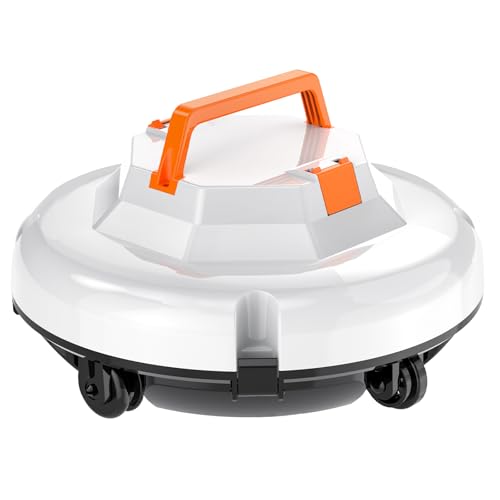 2025 New Robotic Pool Cleaner Up to 130 Mins Runtime, Dual Motors, Auto-Parking, Cordless Pool Vacuum for Above Ground Pool & In-Ground Flat Pools Up to 1100 Sq.Ft
