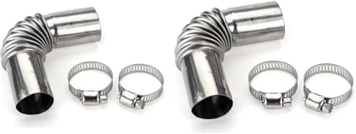 Silver Stainless Steel Air Diesel Parking Heater Exhaust Pipe Tube