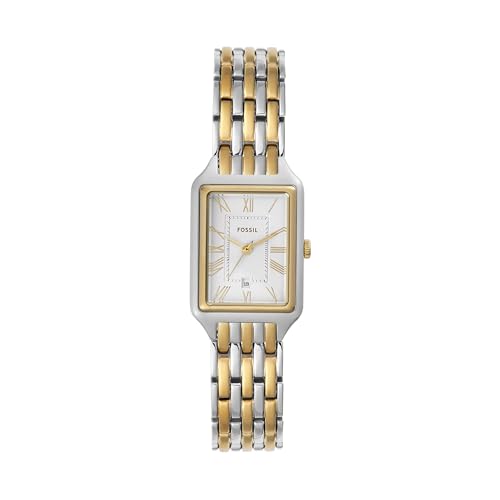 Fossil Raquel Watch for Women Quartz Three Hand Movement with Stainless Steel Strap Sepia Gold