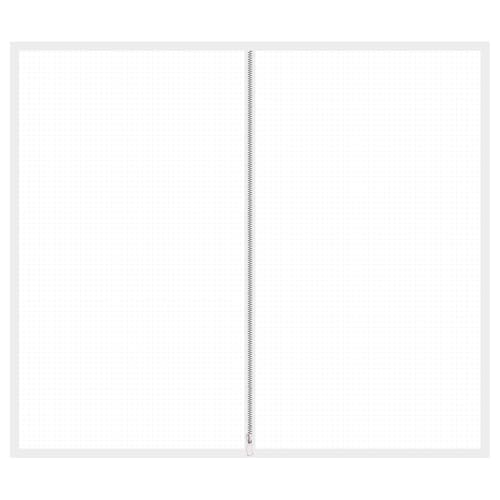 Protetor de tela para janela Cat 118 x 119 cm, tela fina autoadesiva para gatos com zíper revestido