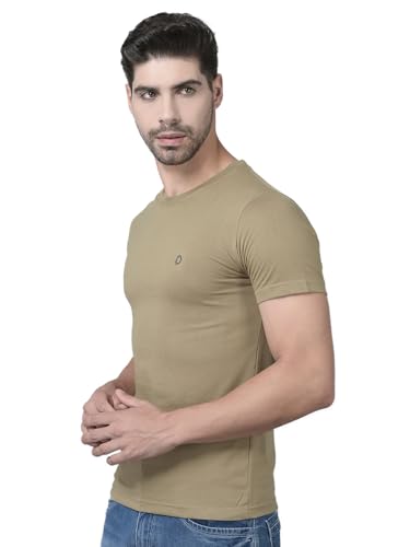 Image of Dollar Super Combed Cotton Mens Solid T-Shirt