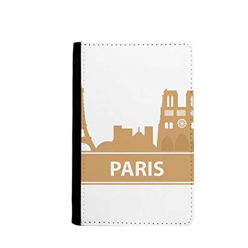 Étui portefeuille passeport Paris jaune pour organiser vos documents avec style à l'aéroport