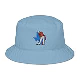 Bryson DeChambeau Golf & Texas State Silhouette Organic Bucket Hat Slate Blue