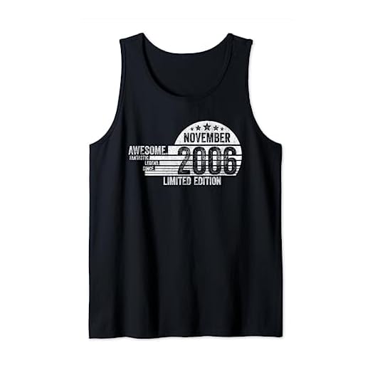 Regalo De Cumpleaños, Impresionante Desde Noviembre 2006 Camiseta sin Mangas