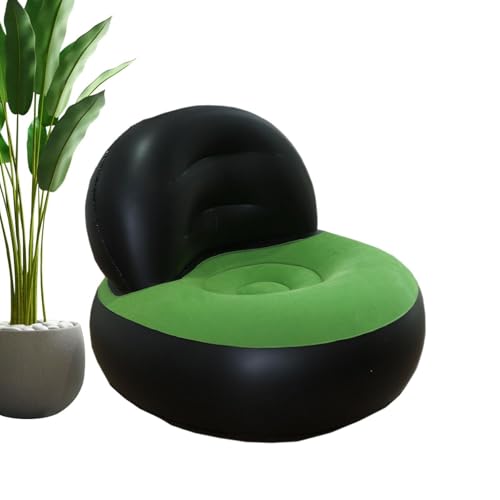 Tumbona inflable, silla inflable - Sofá inflable portátil con bomba de aire, muebles de camping, sofá plegable para interiores y exteriores