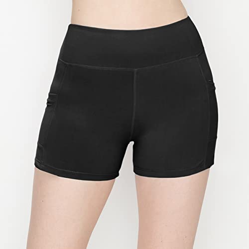 ALWAYS Women's 3" Soft Biker Shorts with Pockets2