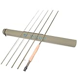 SF SF-005MP Canna da pesca a mosca da 2,3 m 15,2 cm 4wt-4 sezioni Advance canna da pesca d'acqua dolce multiuso in fibra di carbonio IM8 con tubo di trasporto e sezione extra punta canna ad azione