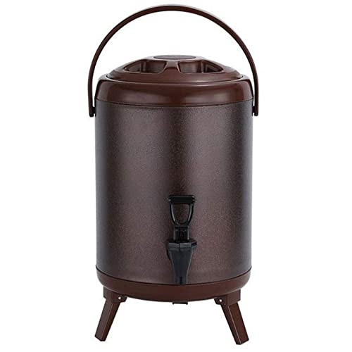 Distributeur de boissons chaudes isolé 10L marron avec trépied