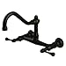 Kingston Brass KS3245BL Vintage Bathroom Faucet, Oil Rubbed Bronze