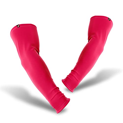 Manguito Ciclismo Térmico Pulso ADSTORE Pink Com Proteção Solar UV 50+ Masculino e Feminino (P)