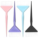 Classic Hair Dye Brush Set: 4 Multi-Use Tint Brushes for Salon-Quality Coloring - Perfect for Highlights, Balayage, and More