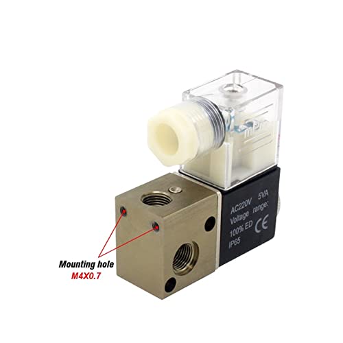 Électrovanne pneumatique 3V1-06 DC24V commande 2 positions 3 voies - 5