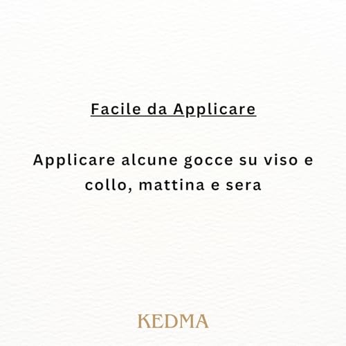 Kedma - Siero Minerale Anti-Età - Idratante E Rivitalizzante Per La Pelle - Con Minerali Del Mar Morto, Vitamine A, C, E - Per Un Incarnato Luminoso - 30Ml - 8