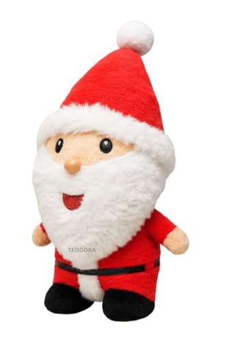 Image of Santa clauss Soft Toy for Girls Boys Kids,Red,Mini Plush Stuffed Baby Teddy Gift Birthday, 20 cm