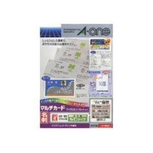 Amazon | エーワン マルチカード インクジェットプリンター専用紙 白