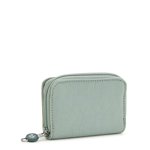 Kipling Womens Women's Tops Wallet, Compact, Practical, Nylon Travel Card Holder Small Wallet, Tender Sage C, 3 L X 4 H 1 D Us #TOP1