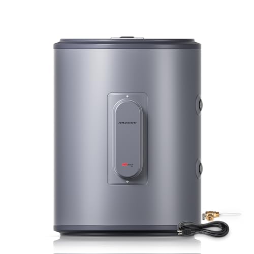 Electric Tank Hot Water Heater, 18 Gallon Lowboy Water Heater, 120V 1500W, Easy to Use with Adjustable Thermostat, UL Listed
