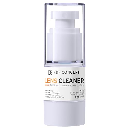 K&F CONCEPT 15ml Screen Cleaning Spray Cleaning Solution -Alkoholfreies Bildschirmreinigungsfluid für Monitor//iPad/Laptop/Tablet/Computer