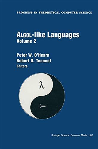 Algol-like Languages (Progress in Theoretical Computer Science) view 2