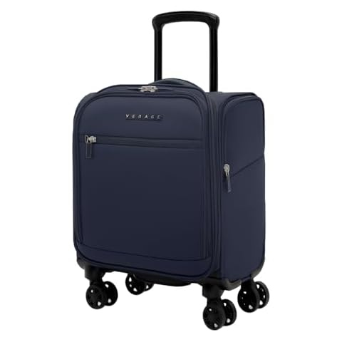 Verage Underseat Carry On Luggage with Wheels & USB Port,14 inch Wheeled Spinner Carry-on Luggages Bags for Airlines, Lightweight Overnight Suitcase for Men Women (14-Inch Compact Underseat Pro) Cover