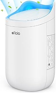 Mini Dehumidifier for Bathroom, Afloia Q3 Portable 20oz Dehumidifiers for 200 Sq.ft Auto-Off Compact Quieter Lighter Peltier Dehumidifier for Small Spaces [Cat Ear Design]