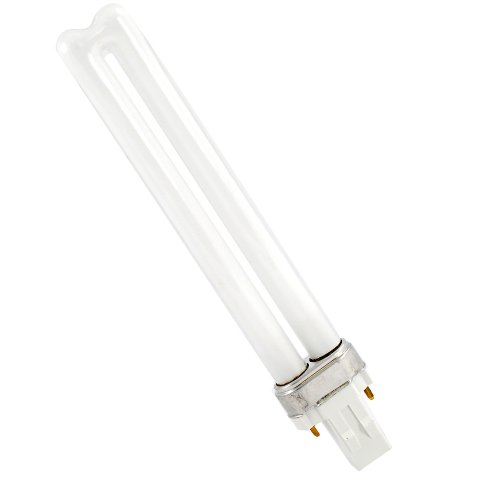 Sunlite PL13/SP41K 13-Watt Compact Fluorescent Plug-in 2-Pin Light Bulb, 4100K Color