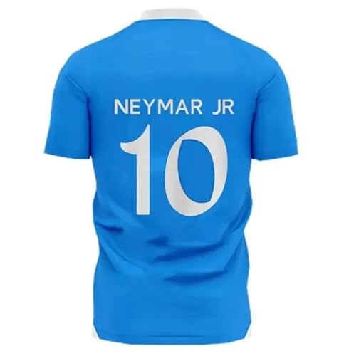 Image of Neymaar 10 Home Away Kit Football Jersey with Black 2024 /25(Kid's, Boy's& Men)