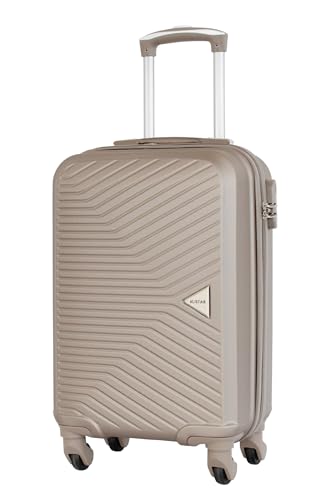 ALISTAIR "Iron Valise Cabine 55 cm - Marque Française - Garantie 2 Ans en France (Champagne)