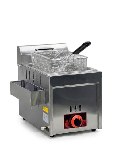 Generic Modern India Kitchenware Stainless Steel Gas Deep Fryer 6 - Image 2