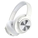 FIO MOTUS Noise Cancelling Headphones: Wireless Over Ear Bluetooth Headphones with 130H Playtime - Hi-Res Sound Custom EQ via App Deep Bass Comfort Fit Ear Cups for Travel Home Office