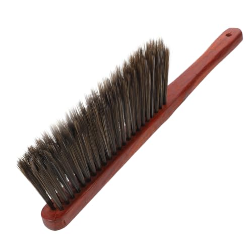 MAGICLULU Cepillo de Cama escobilla cerda cepillos depuración pequeño escobero Interior Escoba cepillar Cepillo de Limpieza de Madera Cepillo para Limpiar Cepillo de Ropa la Mascota Marrón
