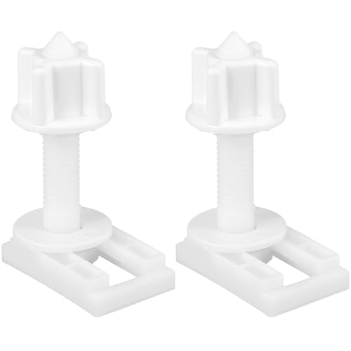 Alipis 6 Piezas Asiento De Inodoro De Fijación Superior Tornillos De Inodoro Perno Del Asiento Del Tornillos De Tuercas De Pernos Carga Superior Grupo De