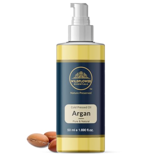 Image of Argan Oil Cold Pressed 100% Pure & Natural (50 ml) For Face, Hair, Skin, Body