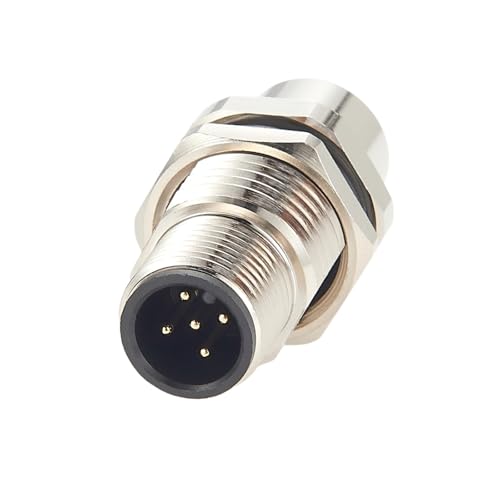 Plinkwirekb M12 5Pin Bulkhead Feedthrough 1-Pack