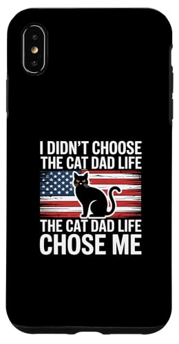 I Didn't Choose The Cat Dad Life The Cat Dad Life Chose Me �X�}�z�P�[�X iPhone XS Max �p