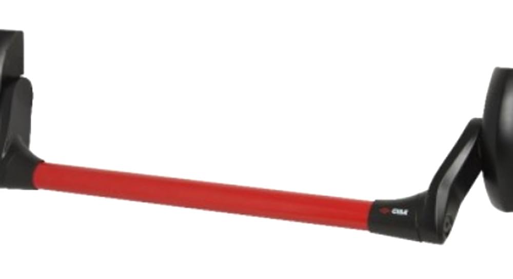 CISA 107007140, barre horizontale pour poignées anti-panique, série Fast PUSH, 120 cm, peint en rouge