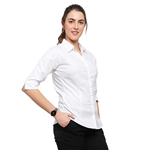 Image of Blue RoninWomen Stylish Western Official Formal Shirts for Women Regular fit Shirts for Women