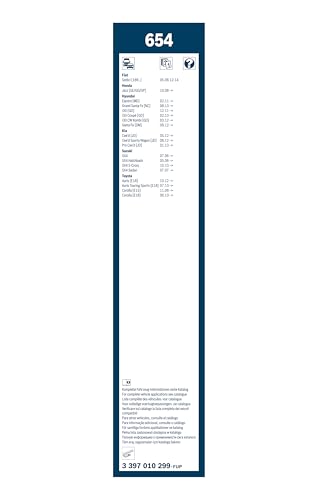Tergicristalli Bosch Twin 654, Lunghezza 650Mm/340Mm, 1 Set Per Parabrezza Anteriore - 3