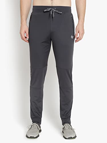 Image of John Ally Jogger Trackpant for Men with Two Zipper Pockets and Premium Fabric. Sweat Wicking, Stretchable for Gym, Yoga, Training, Sports, Running and Casual wear.