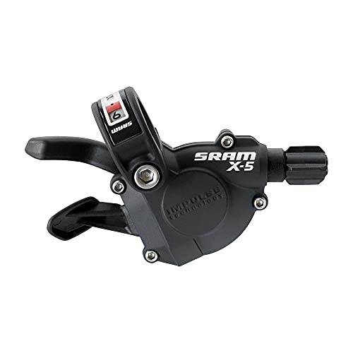 SRAM X5 Trigger Front 3X Shifter - Lightweight Composite MTB Shifter with Impulse Tech for Precise, Fast Shifting, Black