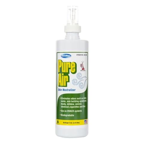 ComStar Pure Air, Pure Air-Scented Spray, Works Fast to Eliminate Unwanted Odors, Biodegradable, Great for Commercial, Industrial, Residential, Healthcare Buildings, Made in USA 16 Ounces (60-220) Cover