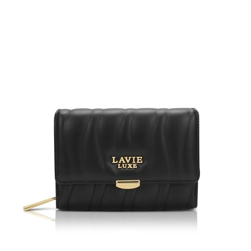 Image of Lavie Luxe Women's Lucie Emboss Medium Trifold Wallet | Gift for Women