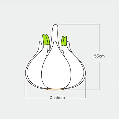 DHGTEP Lustige Knoblauch Katze Bett Matte Weiche Warme Haustier Katze Haus Beruhigende Katze Bett für Hund Katze Sitzen Nach Hause Welpe Schlafen Plüsch Nest Höhle (Color : White, Size : 55x55x50cm)