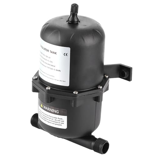 125PSI Accumulator Tank for Marine RV Boat, 0.75L Pressure Accumulator Tank Flow Control, Pressurized Water System, Sprayer Fixtures